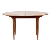 Midcentury oblong teak extending table