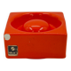 Cendrier vintage en céramique orange Sicart