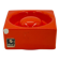 Cendrier vintage en céramique orange Sicart
