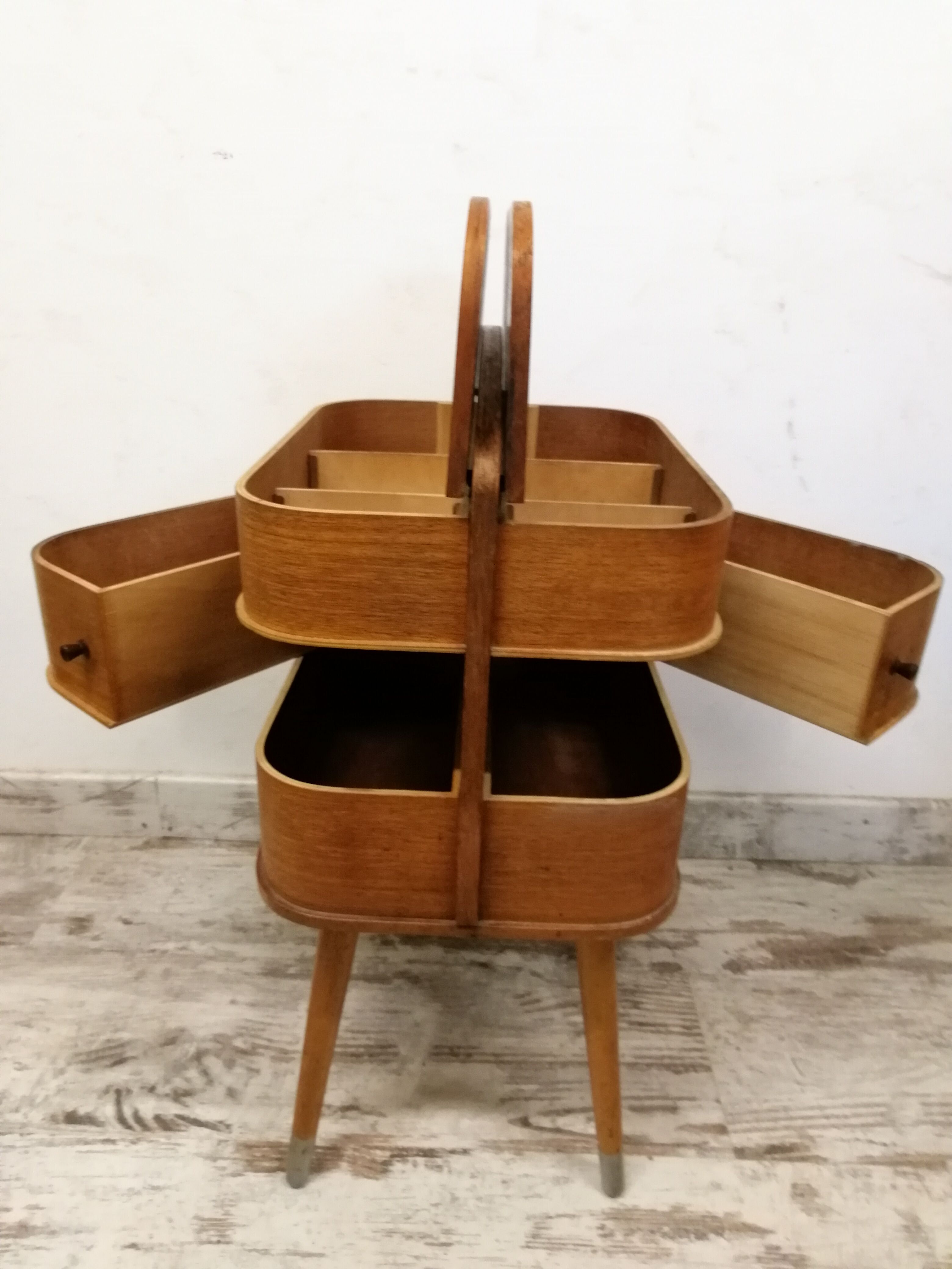 Scandinavian sewing basket