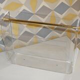 David Lange Plexiglas magazine racks .