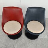Pair of polaris chairs by Pierre Guariche for Meurop, 1960s
