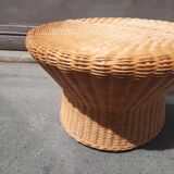 Rattan coffee table
