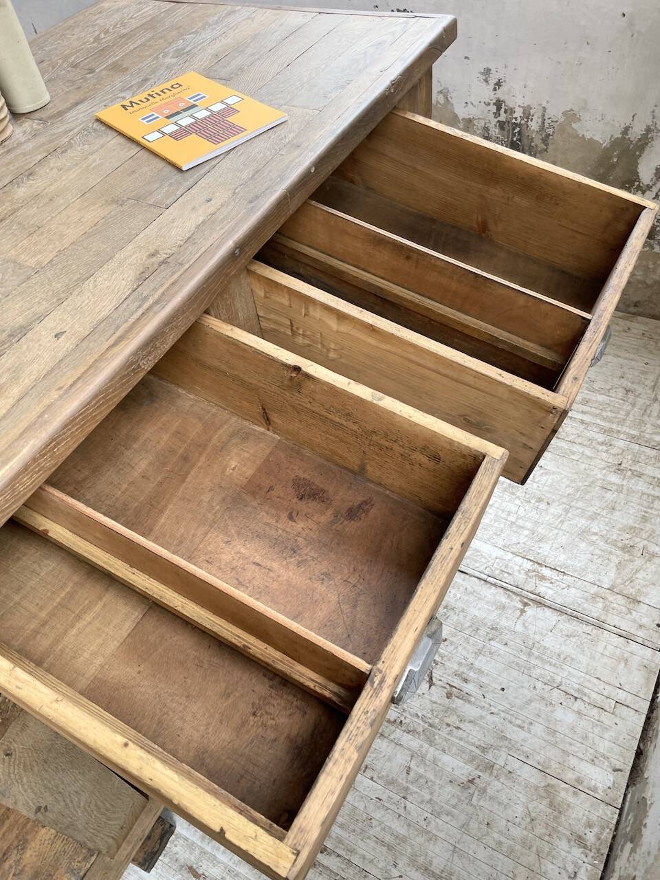 Comptoir en chêne XXL 260 cm