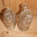 Glass blown lab vials 19th early XXe cabinet of curiosity