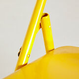 Chaise pliable jaune