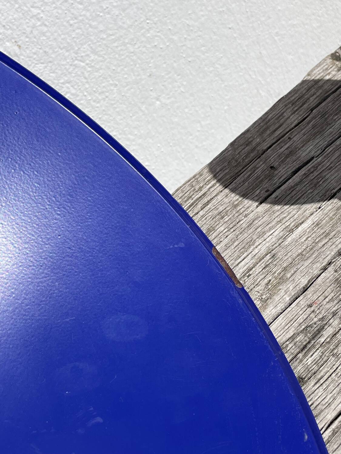 Postmodern blue metal pendant light Glossy