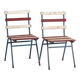 Chaises de jardin anciennes (c.1920). Ensemble de 2 pièces #1