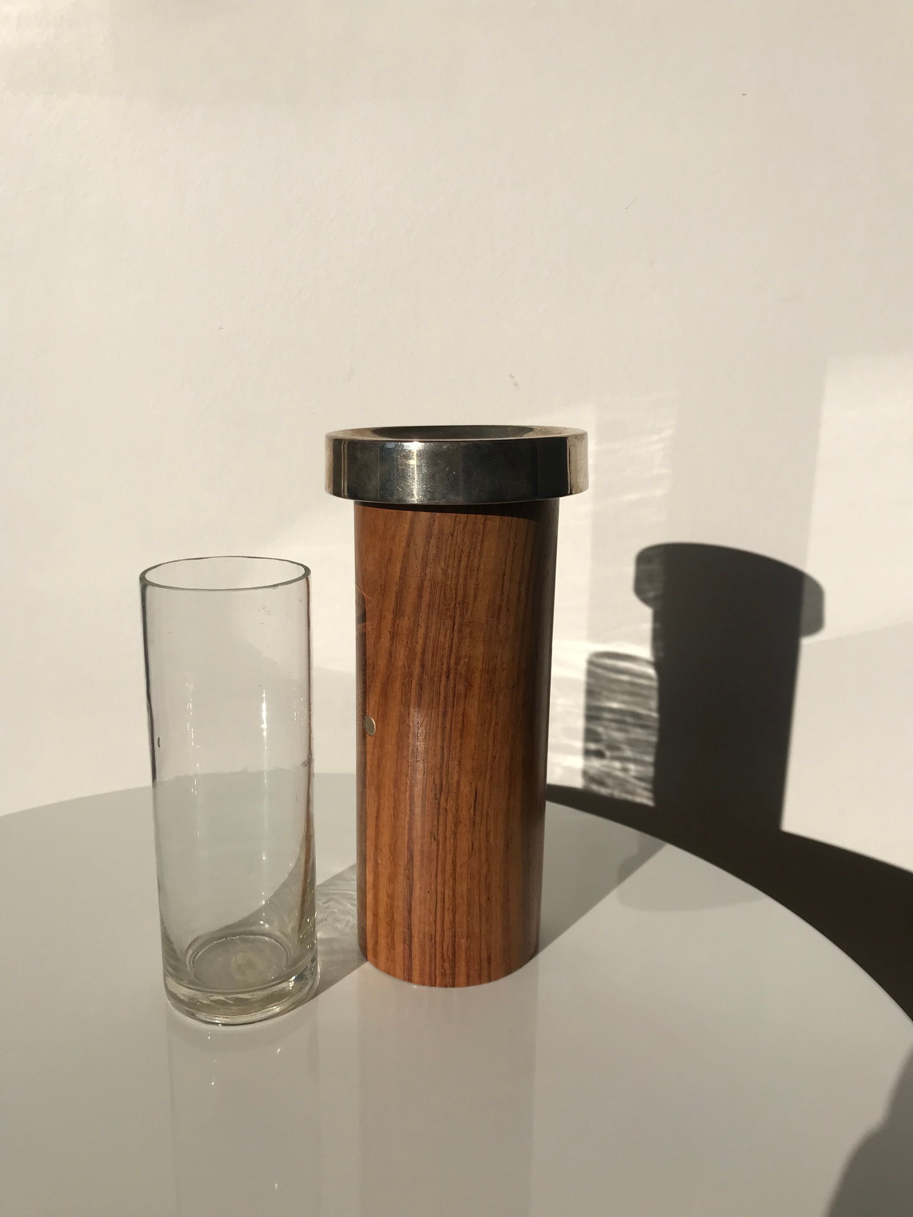 Scandinavian wooden vase