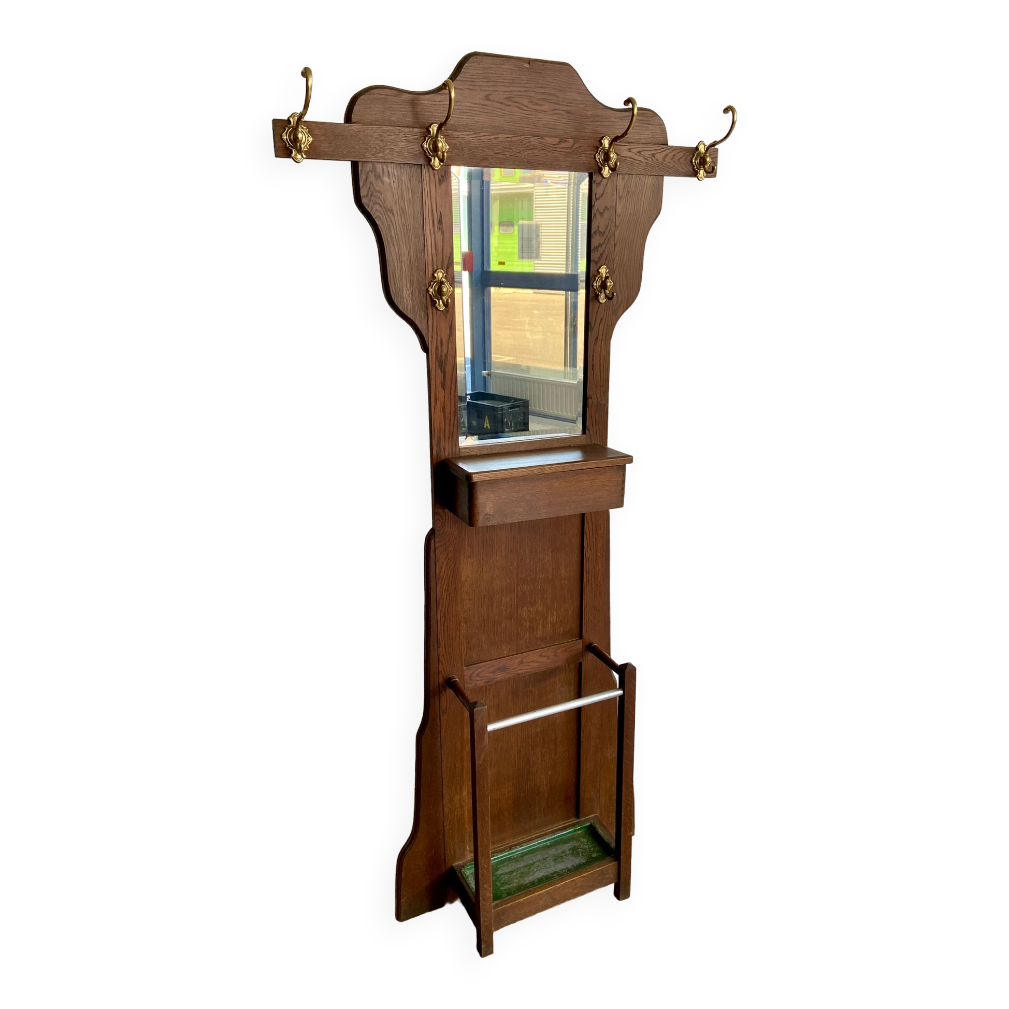 Old art deco coat rack 1940-50