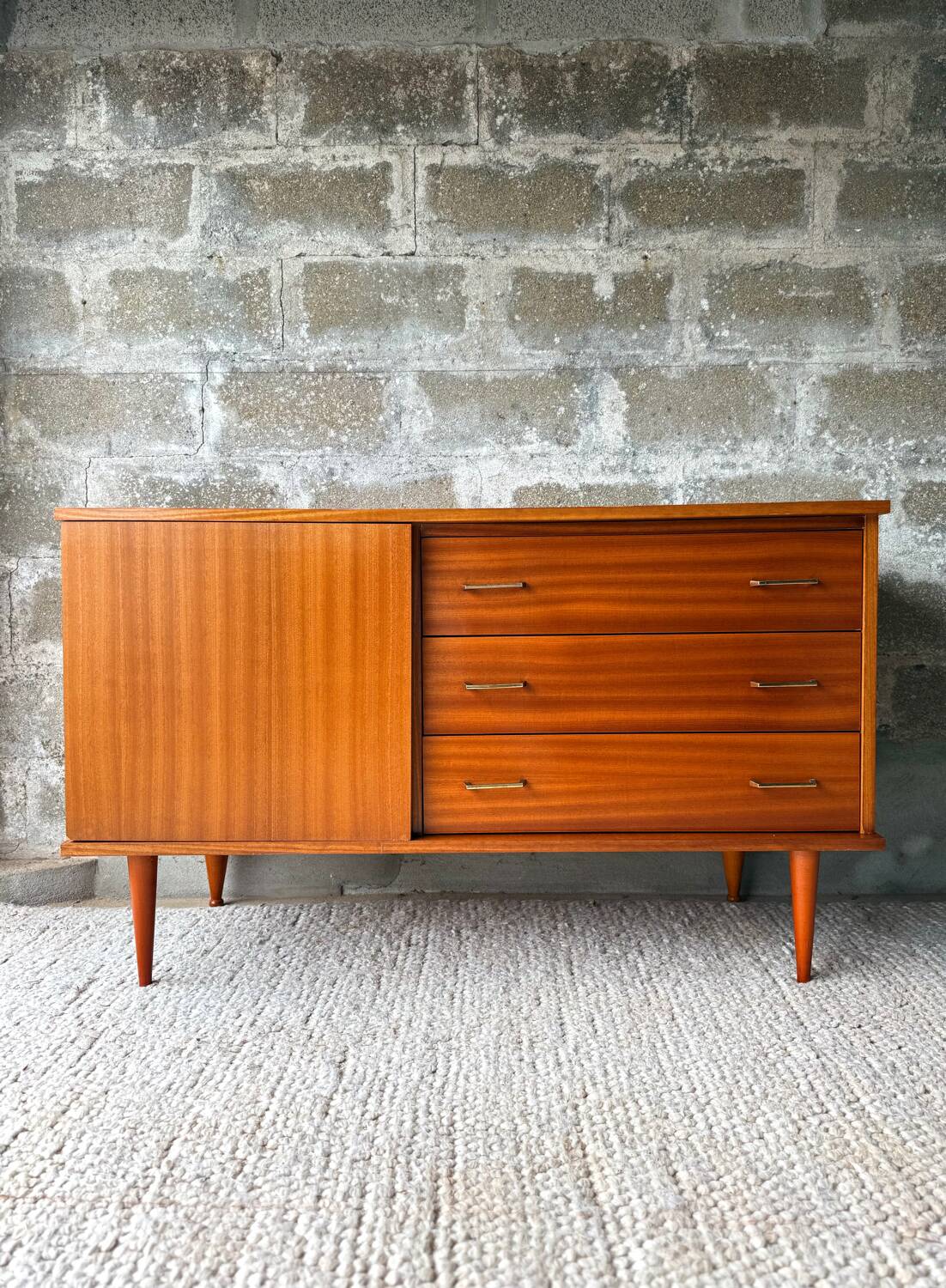 Vintage Scandinavian teak sideboard - 1960s/70s