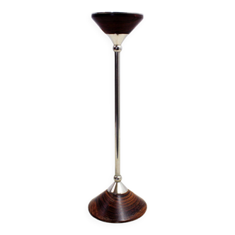 Scandinavian candle holder diabolo shape 1970