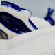 Set of 6 vintage blue porcelain whale knife rests.