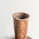 Vase soliflore en grès d'atelier décor épis de blé incisés, années 70
