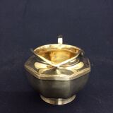 Art deco silver metal milk pot