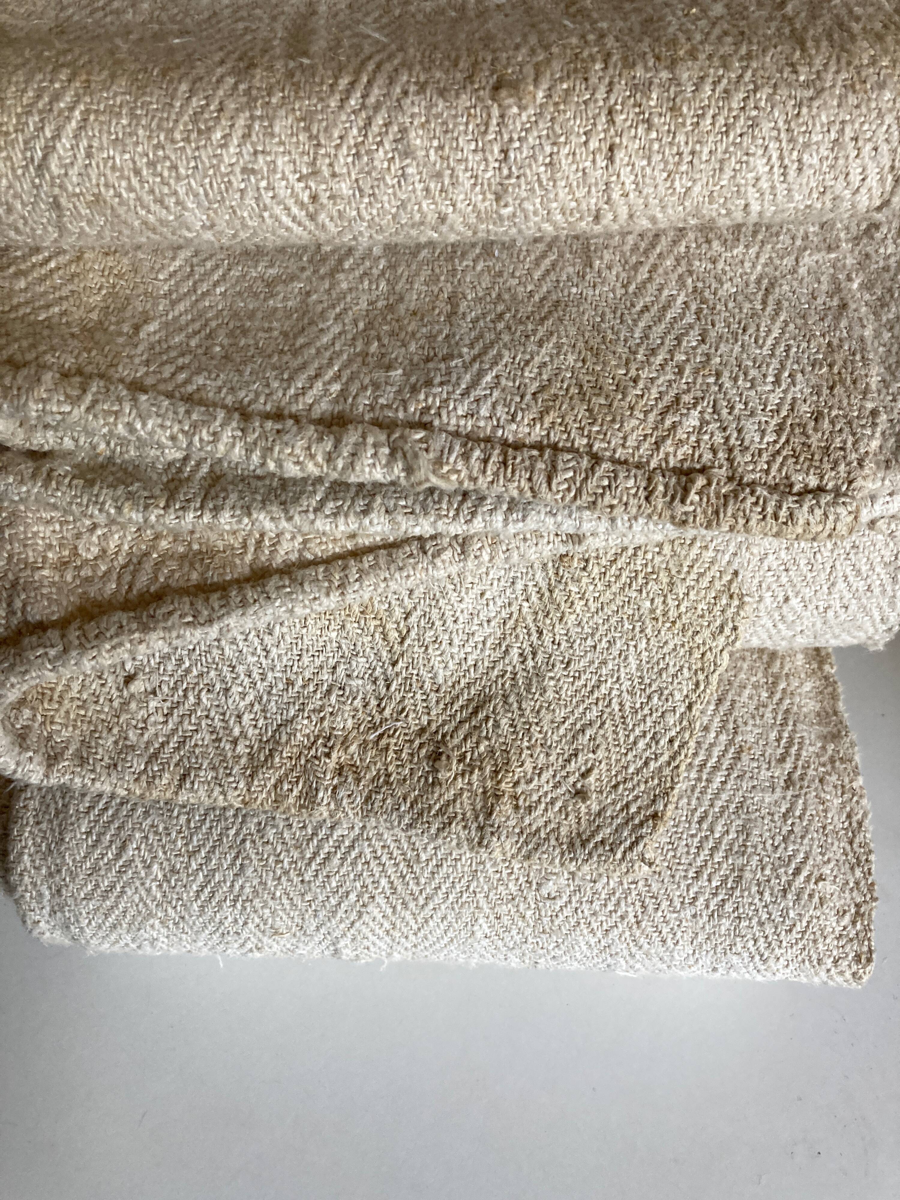 Tablecloth 5 meters in hemp canvas 19th