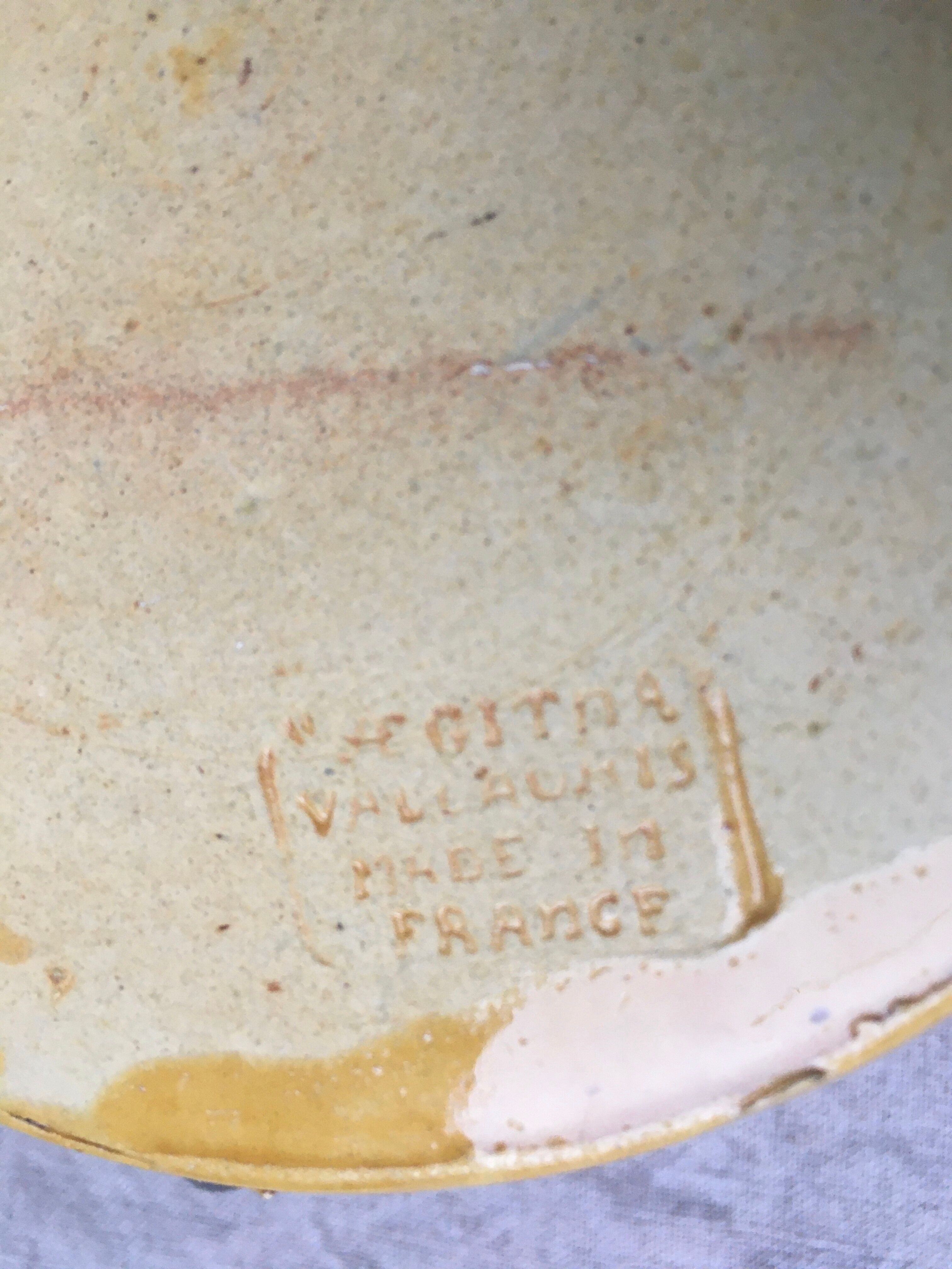 Vallauris Aegitna Saltalamacchia lidded handle pot