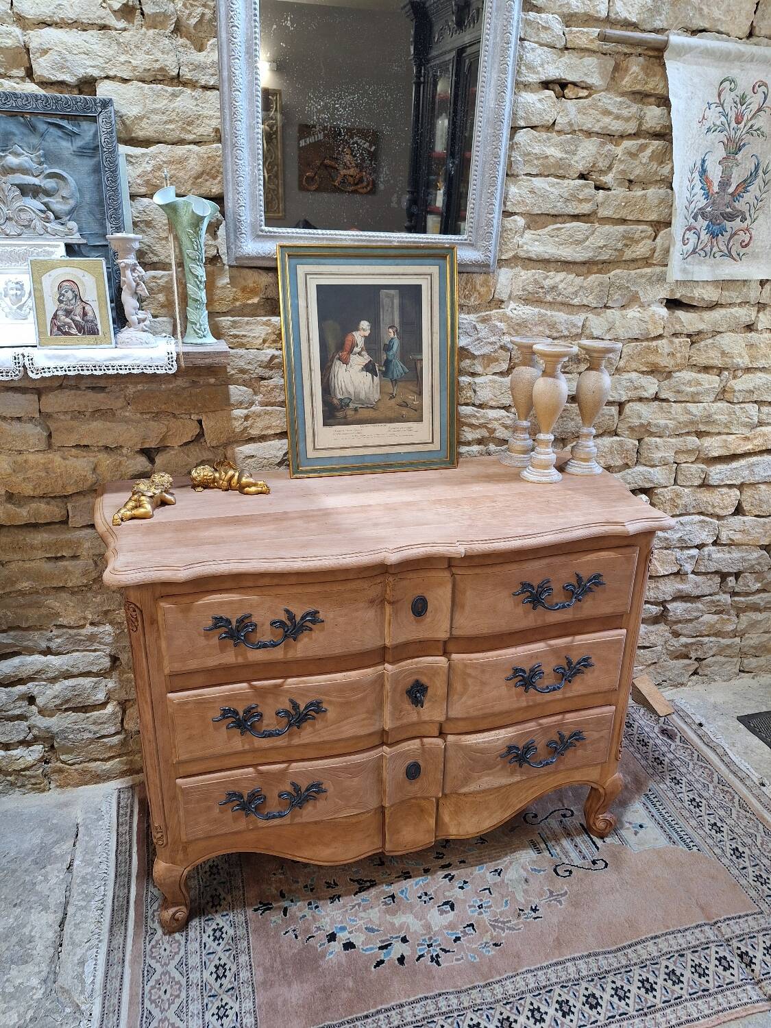 Solid cherry chest of drawers