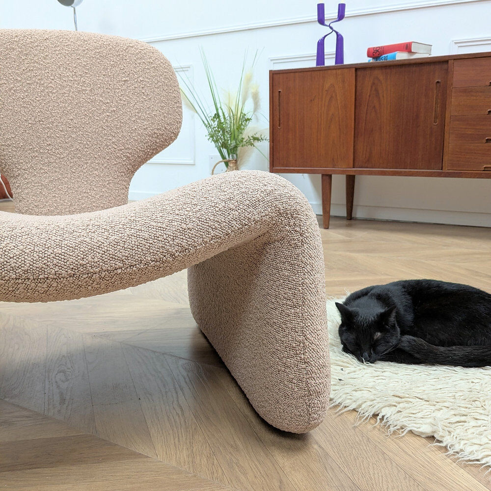 Djinn armchair by Olivier Mourgue reupholstered