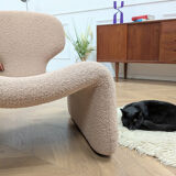 Djinn armchair by Olivier Mourgue reupholstered