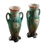 Pair of art nouveau vases