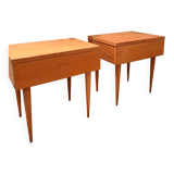 Pair of bedside tables, 1960s