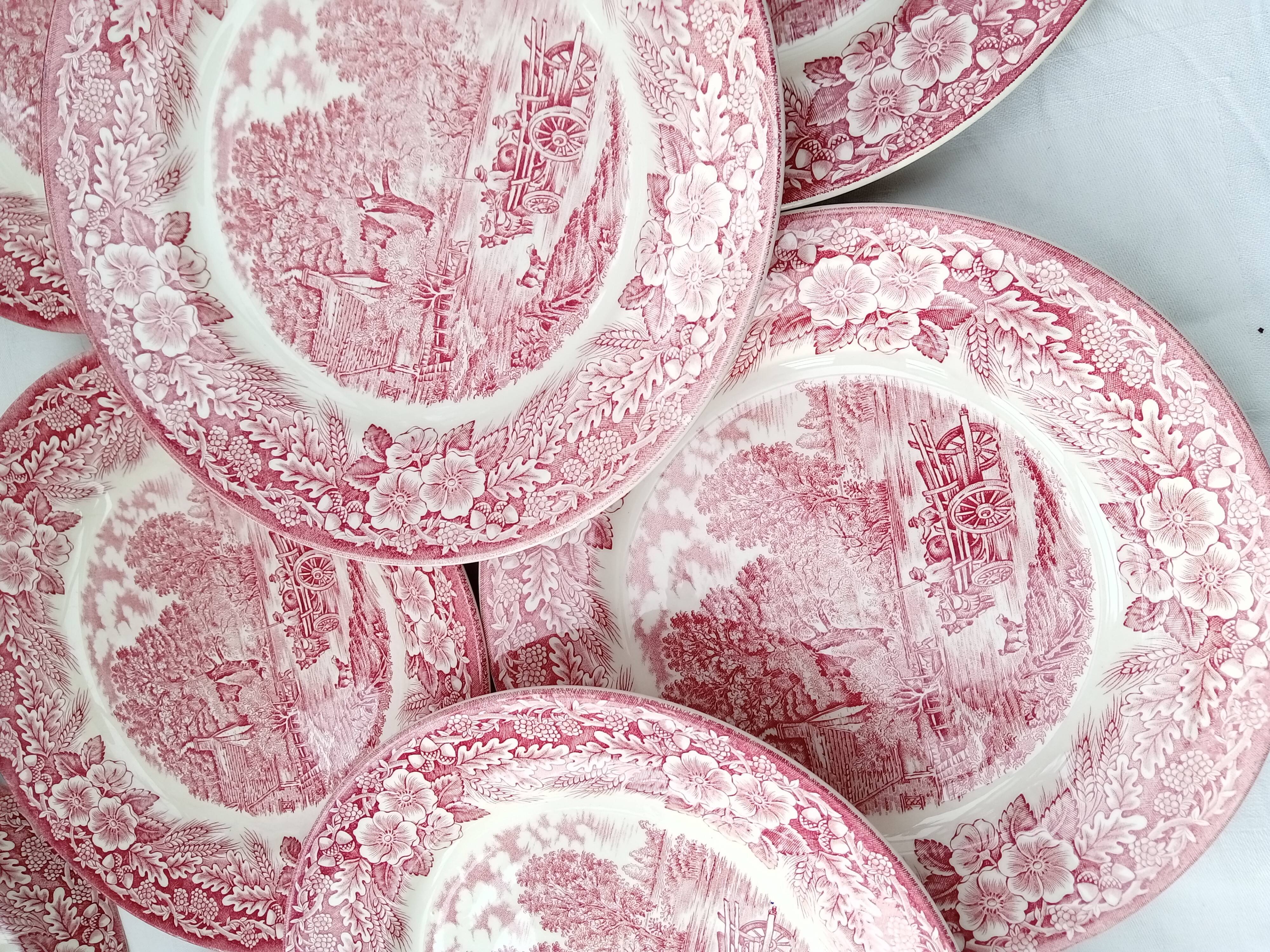 14 English flat plates