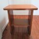 Side table, bedside table, vintage wooden shelf from the 1960s.