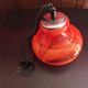 Vintage chandelier rises orange drop