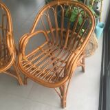 Vintage rattan chairs
