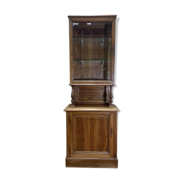 Buffet / Vitrine en noyer Napoléon III