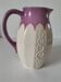 Pichet Villeroy & Boch Mettlach Ehrang, crème et prune