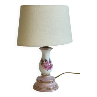 Italian Florentine Porcelain Lamp