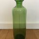 Green glass vase