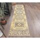 1970s Turkish Oushak geometric wool rug 72x323