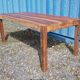 Table à manger en teck 180 x 90 x 76 cm