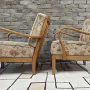 Pair of vintage Scandinavian armchairs from the 60s-70s.