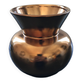 Coppery gold vase
