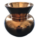 Coppery gold vase