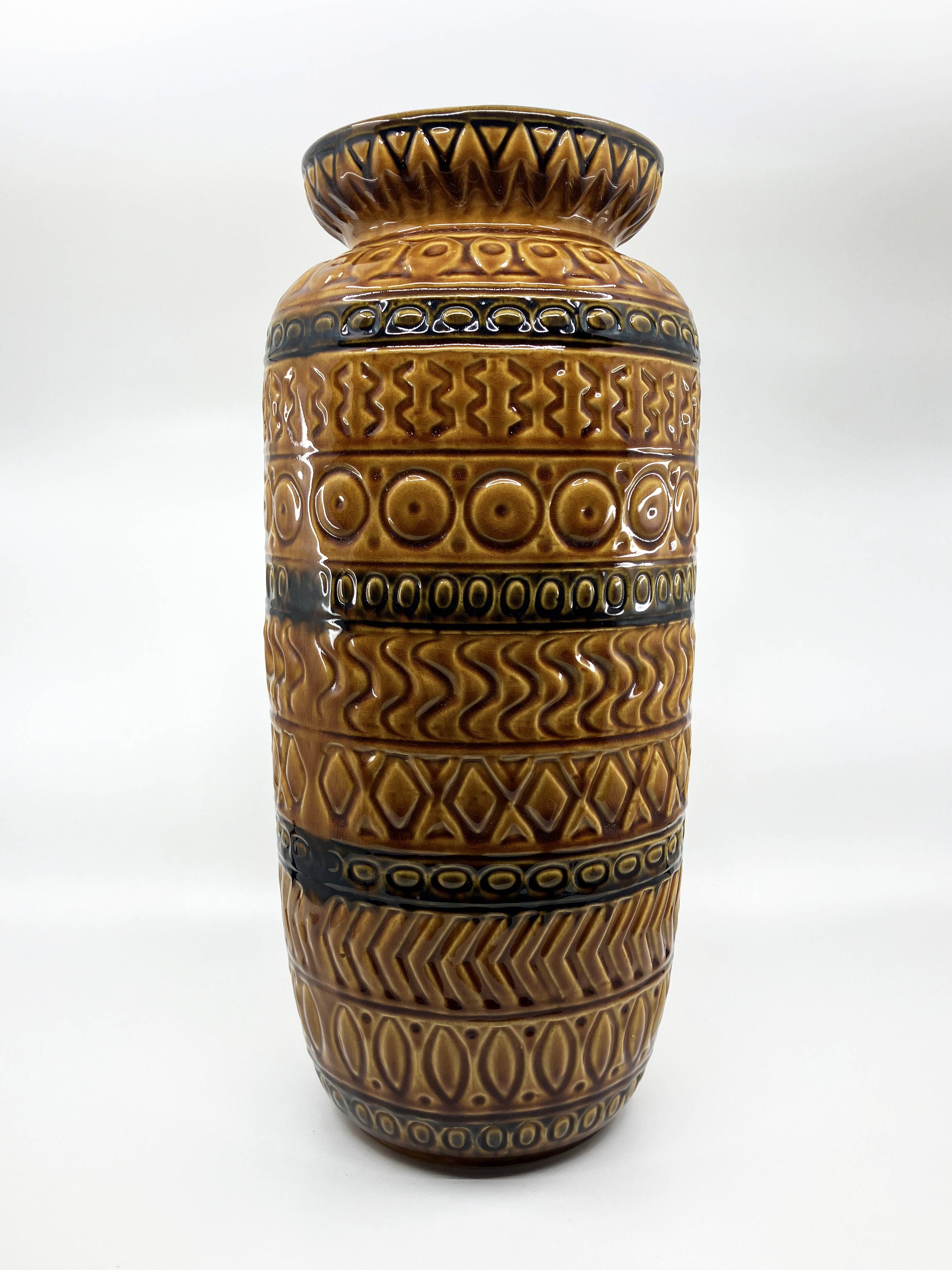 Large ceramic floor vase Bay Keramik • West Germany • Circa 1970