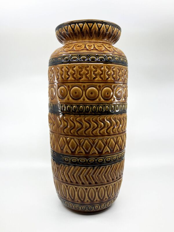 Grand vase de sol en céramique Bay Keramik • West Germany • Circa 1970