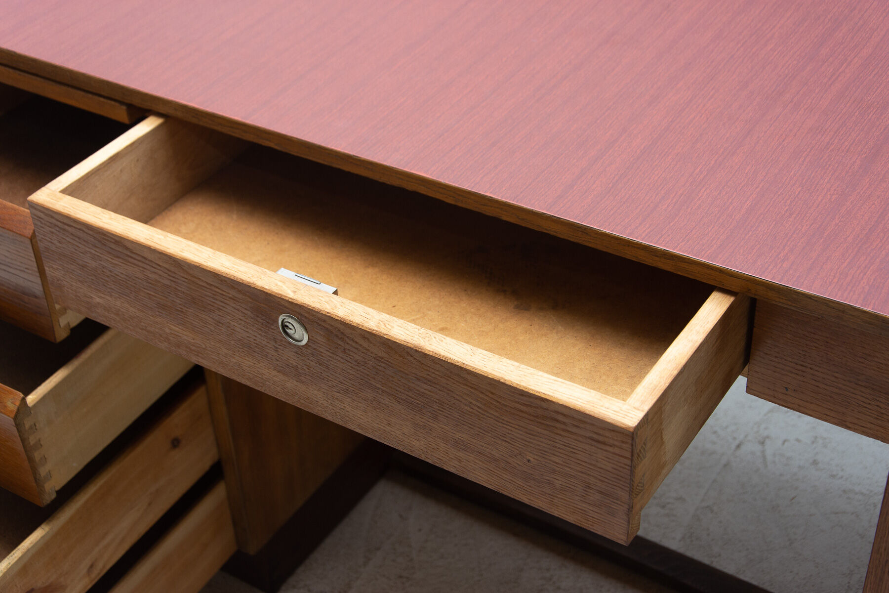 Mid century writing desk, 1960´s, Czechoslovakia, Brussels period