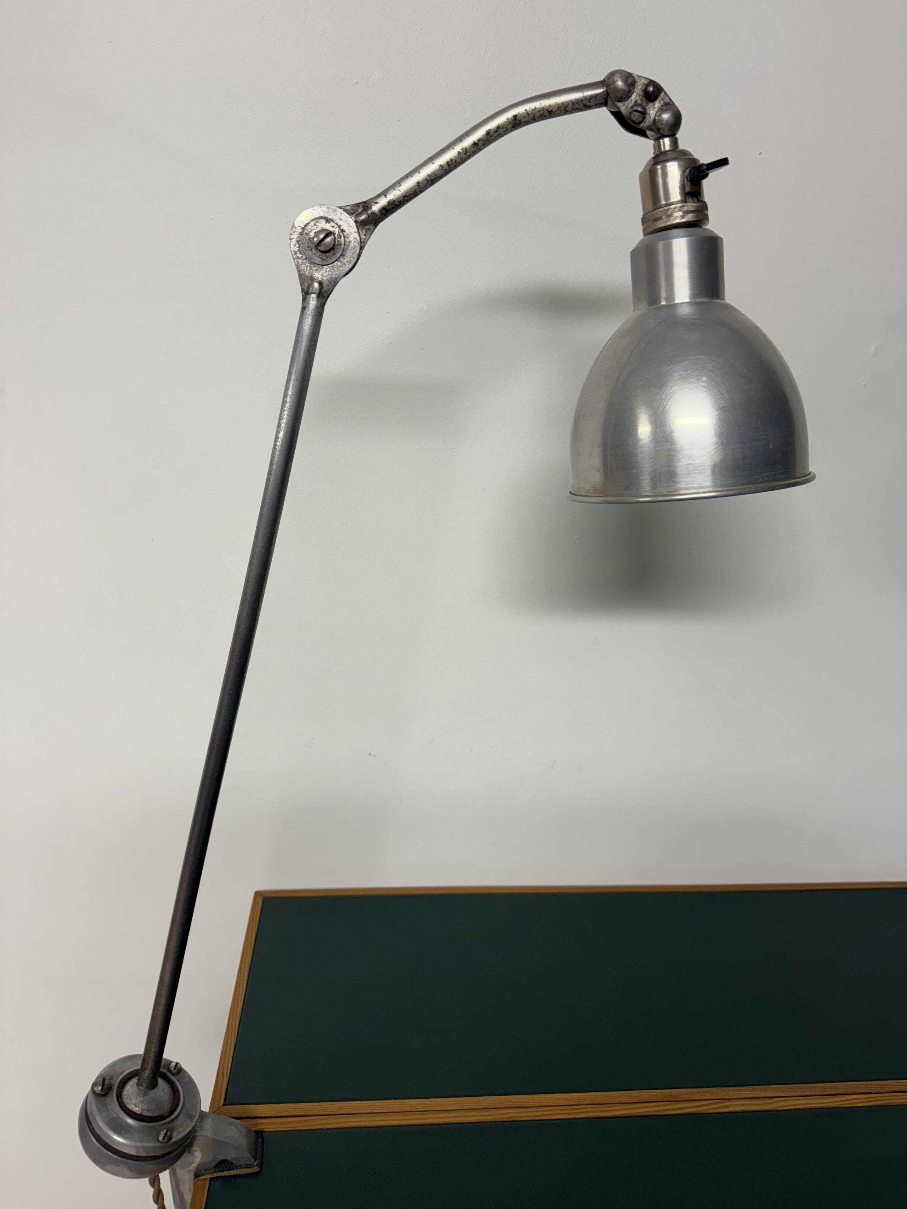 Industrial desk lamp