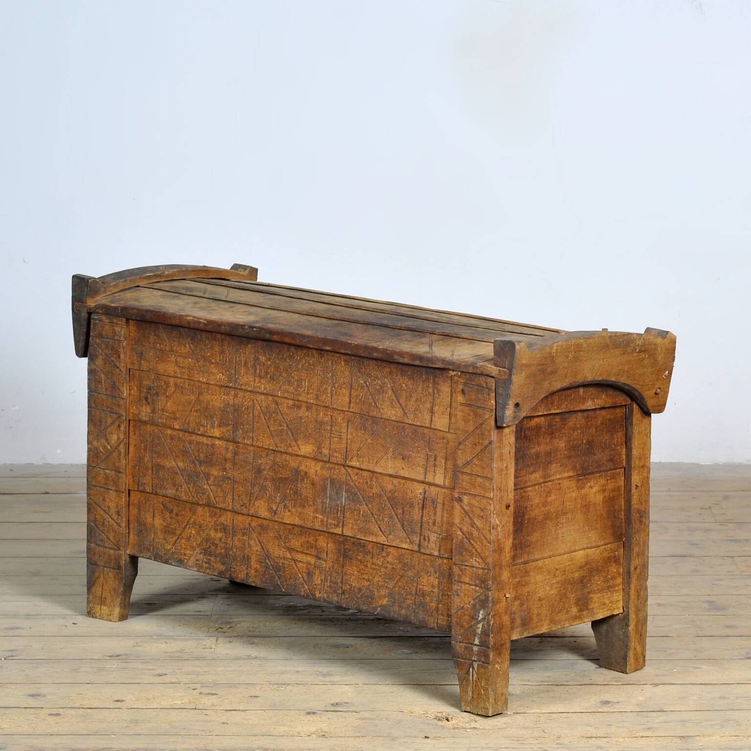 Antique shepherd’s chest, 1850s