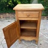 Vintage solid wood bedside table