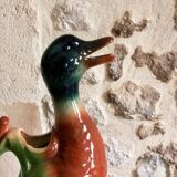 Duck slip pitcher or vase