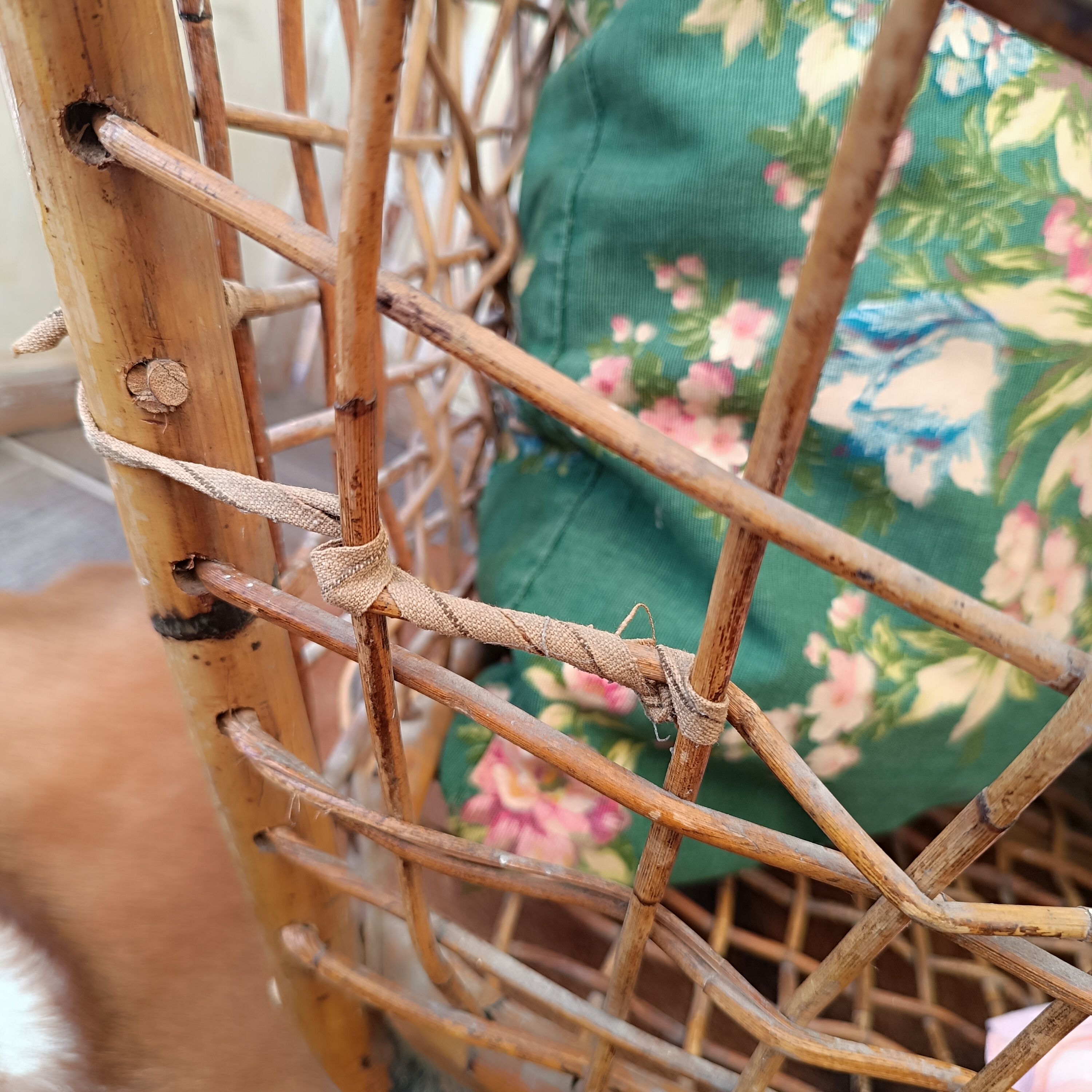 OLD BASKET OR LAUNDRY BASKET
