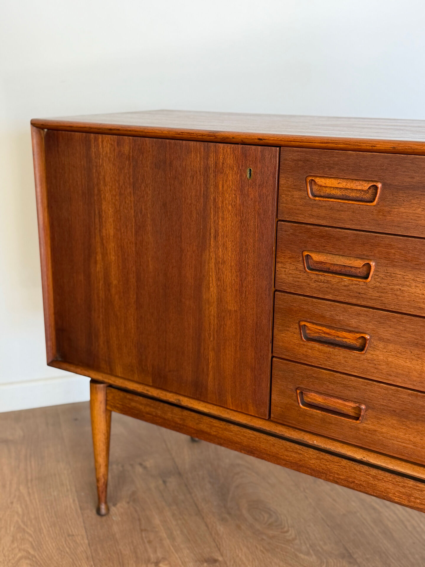 Superb Scandinavian teak sideboard from the 1960s.