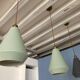 5 lampshade suspensions made and Girard Sudron LED filament bulbs
