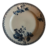 Ancient round iron earth dish